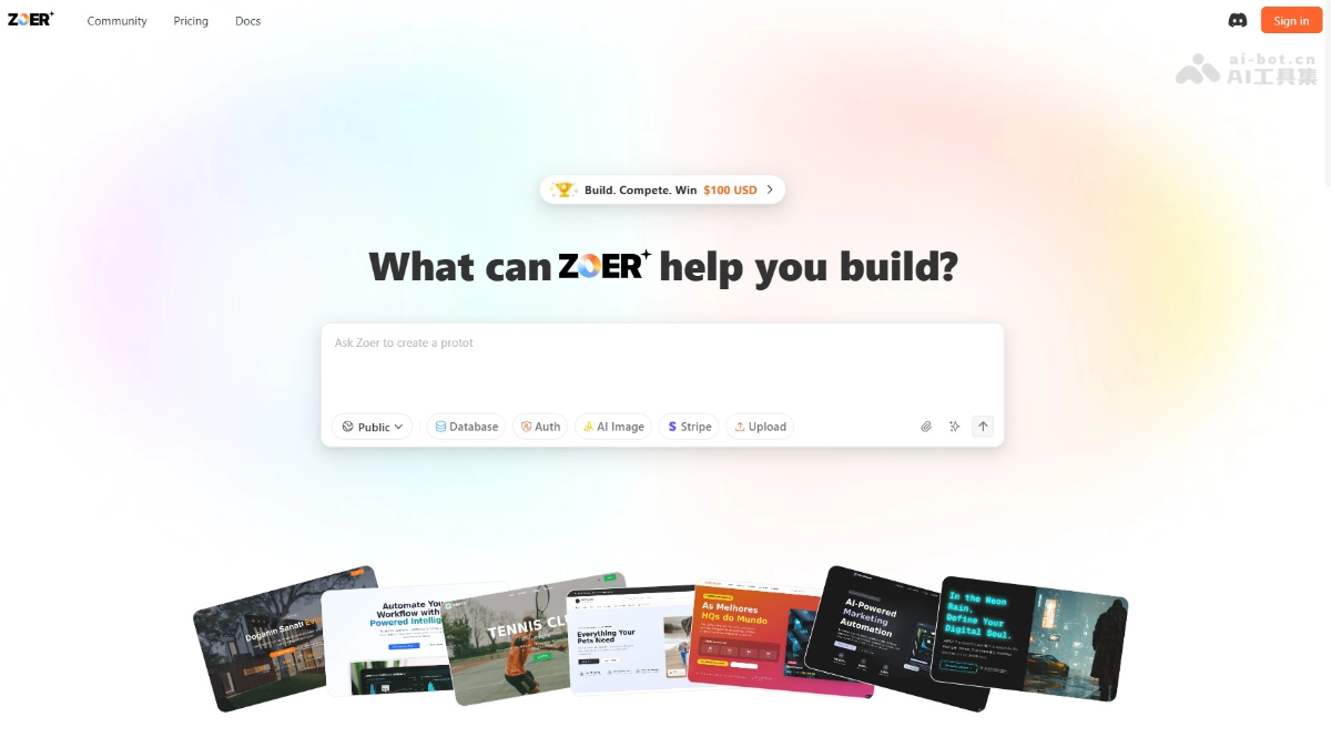 ZOER.AI – Chat2DB 团队推出的全栈AI应用开发平台