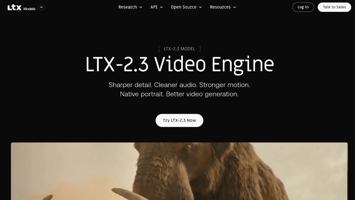 LTX-2.3 – Lightricks 开源的最新一代视频生成模型