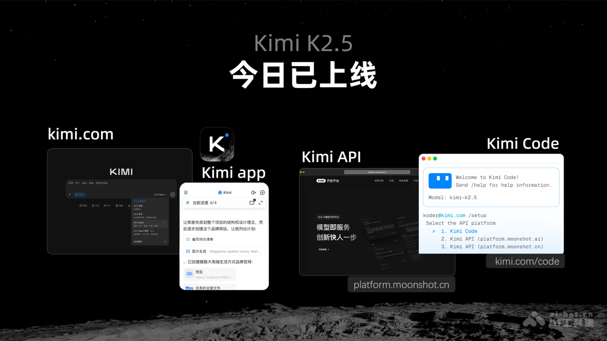 Kimi K2.5 – 月之暗面kimi开源的全新一代全能旗舰模型