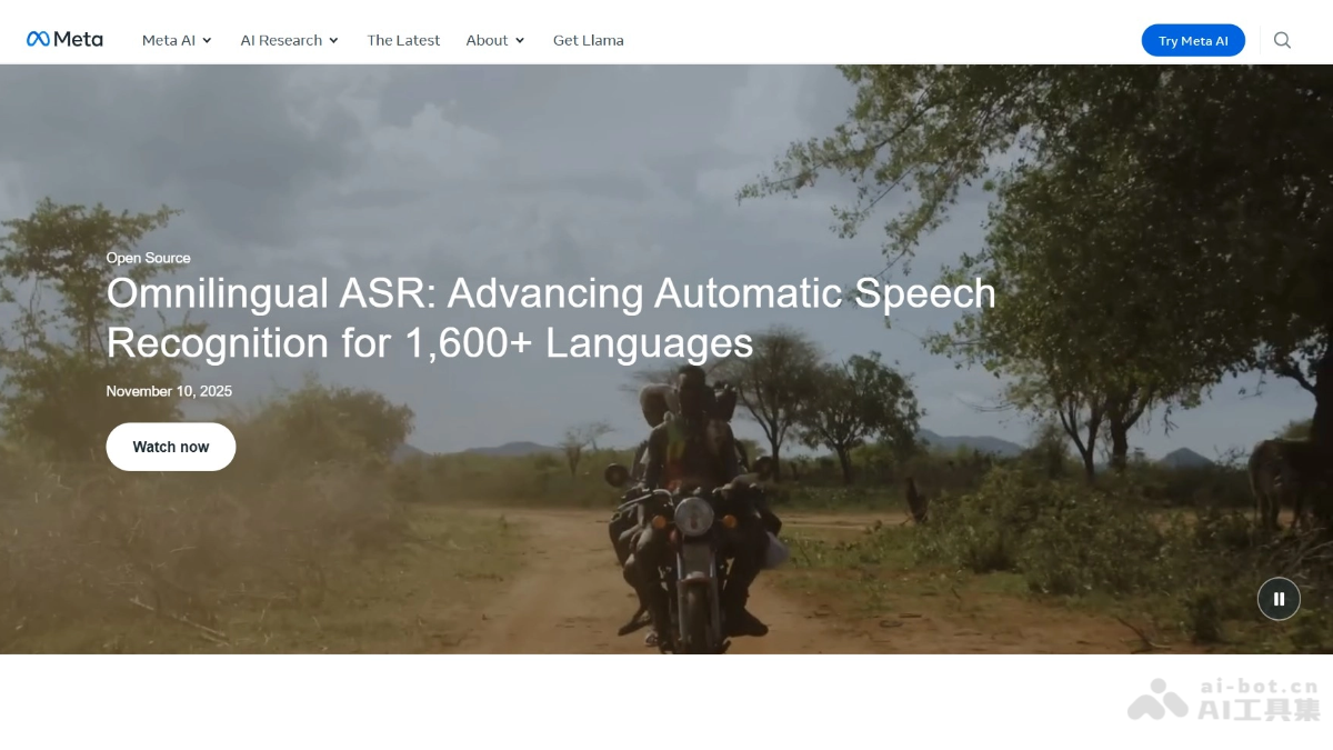 Omnilingual ASR – Meta AI推出的自动语音识别系统