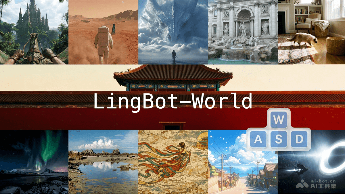 LingBot-World – 蚂蚁灵波科技开源的交互式世界模型