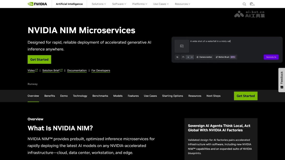 NIM – 英伟达推出的AI模型推理微服务平台