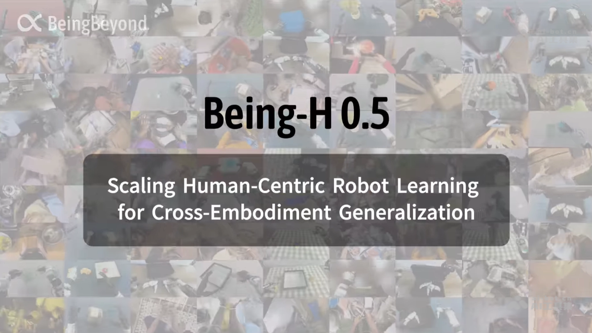 Being-H0.5 – 卢宗青团队开源的通用机器人模型