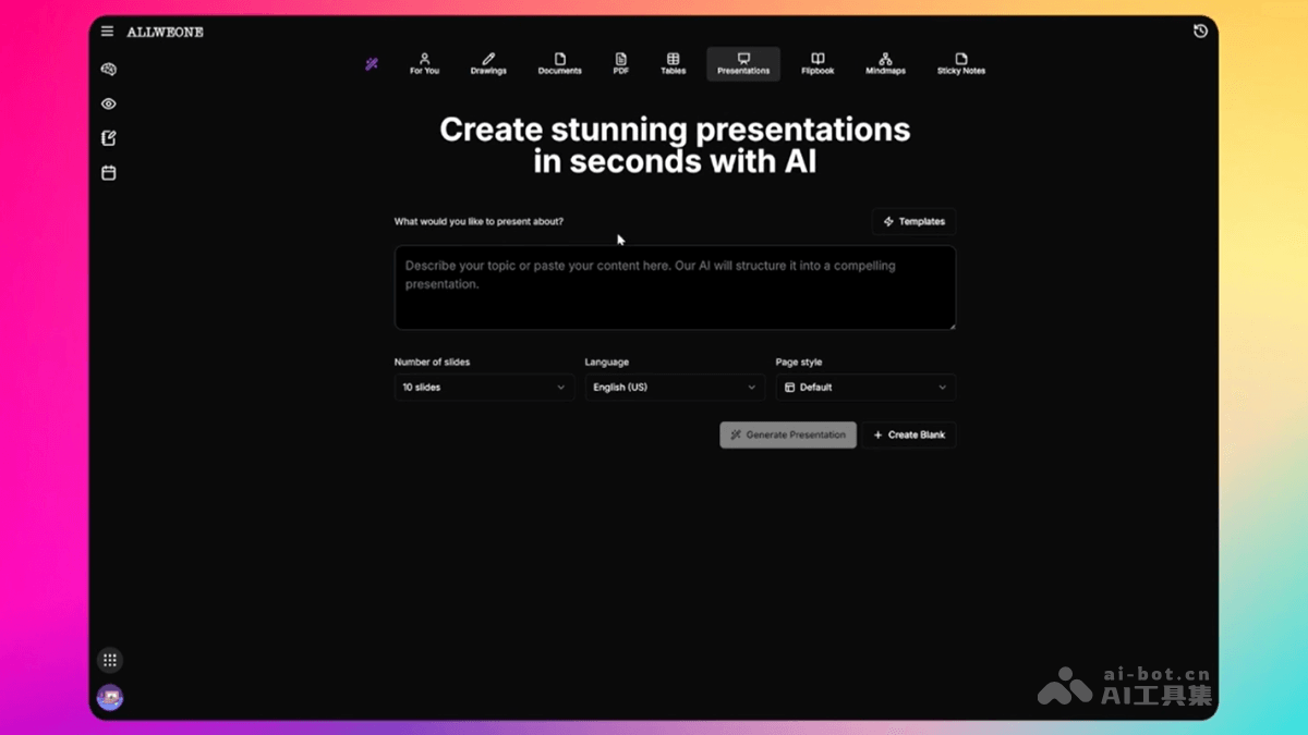 presentation-ai – 开源AI PPT生成工具，自动智能配图