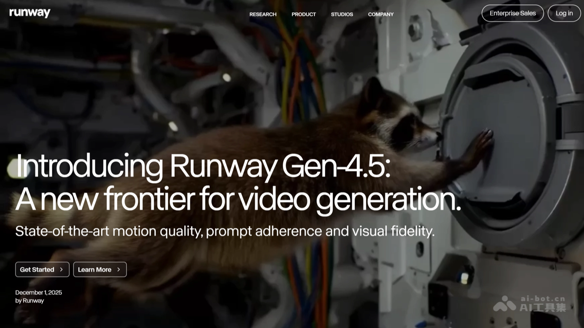 Gen-4.5 – RunWay推出的视频生成模型
