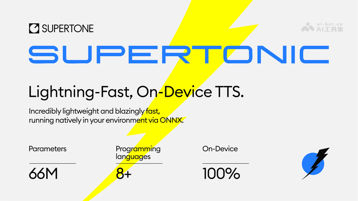 Supertonic – 开源的AI文本转语音系统，完全离线极速合成
