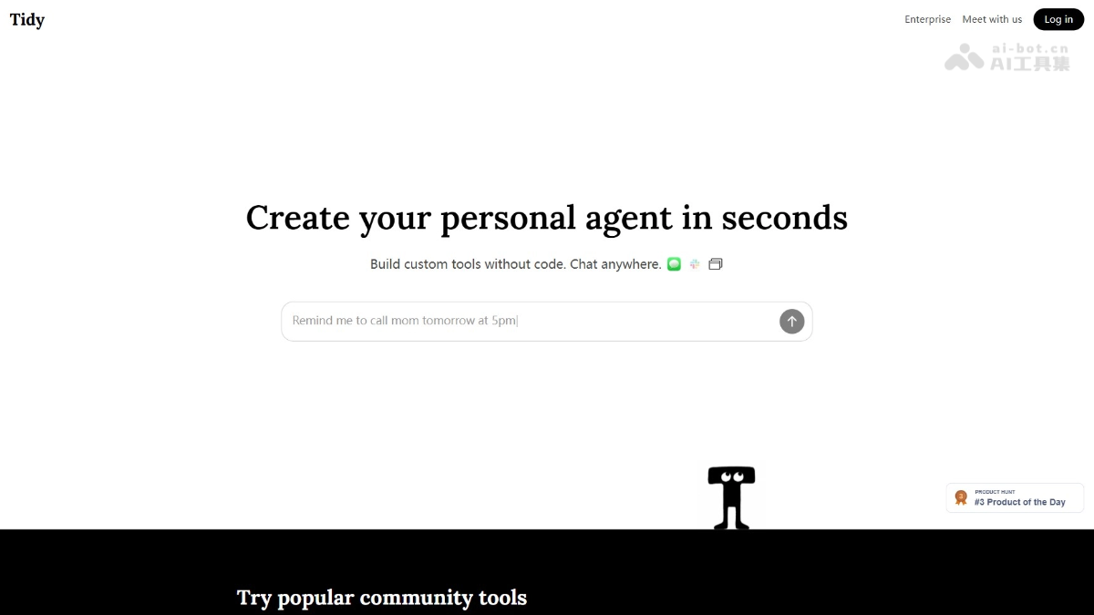 Tidy – 云端个人AI Agent，通过演示操作教AI用任意网站