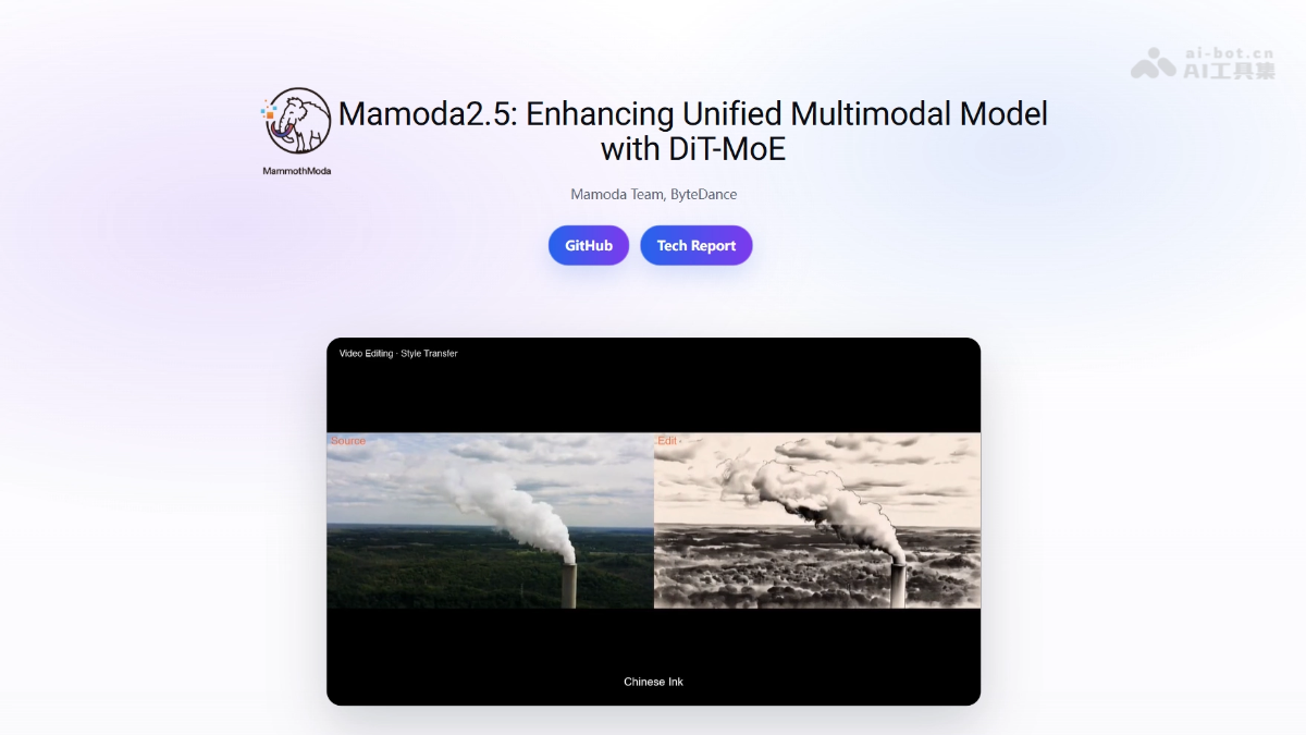 Mamoda2.5 – 字节跳动推出的统一多模态模型